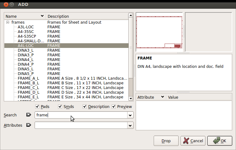 Add frame window