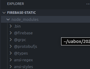 Firebase module installed