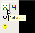 Affiche les connexions entre les composants (ratsnets)