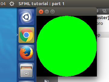 Premier programme avec SFML